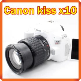 Canon EOS kiss x10 一眼レフカメラ スマホ転送 ホワイト 135k6370