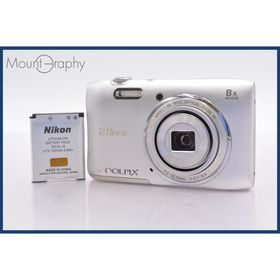 ★ジャンク特価★ ニコン Nikon COOLPIX S3600 8x バッテリー付属 同梱可 #am647(コンパクトデジタルカメラ)