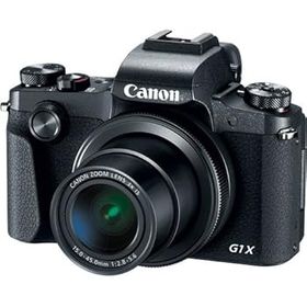 Canon コンパクトデジタルカメラ PowerShot G1 X Mark III ブラック APS-Cセンサー/F2.8レンズ/EVF内蔵 PSG1XMAR(中古品)
