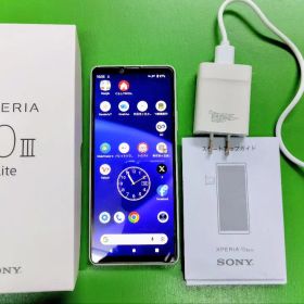 Sony Xperia 10 III Lite ホワイト 充電器付き