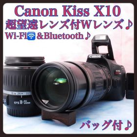 Canon EOS Kiss X10☆一眼レフカメラ☆超望遠レンズ付☆入学式