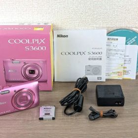 【外観美品・訳あり品】Nikon COOLPIX S3600 ピンク コンデジ