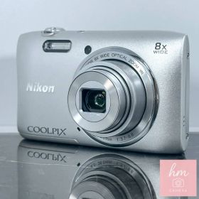 Nikon COOLPIX S3600 シルバー コンデジ デジカメ 中古カメラ 動作確認済み 光学8倍ズーム 広角25mm レトロデジカメ 平成レトロ
