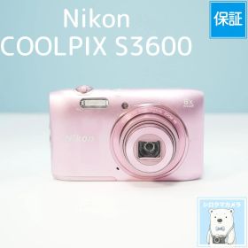 Nikon COOLPIX S3600 デジカメ スマホ転送OK フルセット a5802