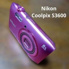 Nikon Coolpix S3600 ピンク 8倍光学ズーム