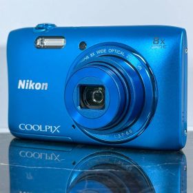 Nikon COOLPIX S3600 ブルー 2010万画素 8倍ズーム 25mm広角 手ブレ補正 HD動画 スリムコンパクトデジタルカメラ