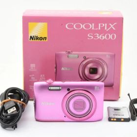 【美品】Nikon COOLPIX S3600 ピンク 箱付き
