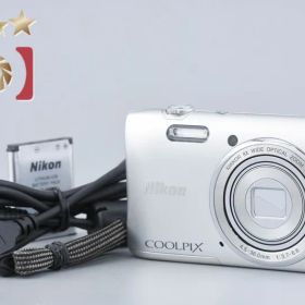 【中古】Nikon ニコン COOLPIX S3600 クリスタルシルバー コンパクトデジタルカメラ