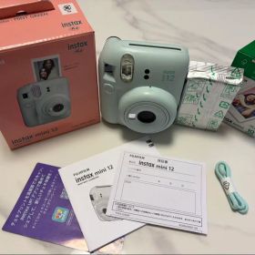 instax mini 12 本体 チェキフィルム10枚付 ミントグリーン