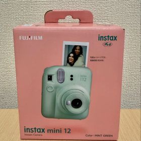 【新品】instax mini 12 チェキ インスタントカメラ ミントグリーン