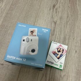 【新品未開封】instax mini 12 クレイホワイト&フィルム20枚