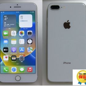 00 液晶&電池新品100% iPhone８Plus 256GB SIMフリー シルバー