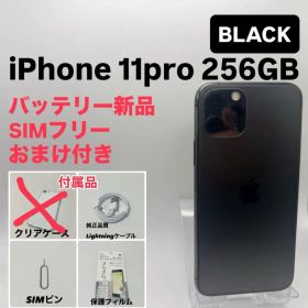 【極美品】iPhone 11 Pro 256GB ブラック SIMフリー 本体