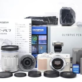 ■ 美品 ■ オリンパス OLYMPUS E-PL7 ダブルレンズセット 元箱付