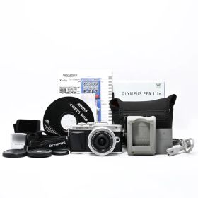 ＜美品＞ OLYMPUS ミラーレス一眼 PEN E-PL7 14-42mm EZレンズキット シルバー E-PL7 EZ LKIT SLV