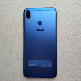 エイスース(ASUS)のASUS Zenfone Max(M2) ブルー SIMフリー ZB633KL(スマートフォン本体)