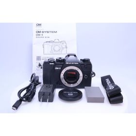 オリンパス(OLYMPUS)の【1,296回 ほぼ新品】OM SYSTEM OM-5 ボディー ブラック(ミラーレス一眼)