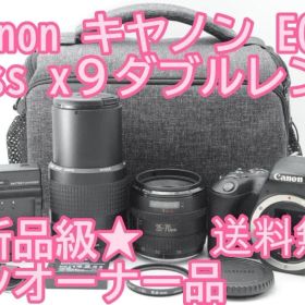 ●新品級③●卒業・入学式に！● Canon EOS Kiss x9 ダブル