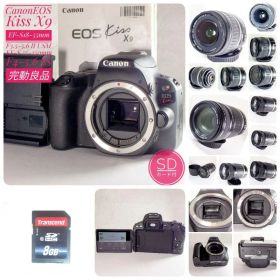 完動良品 Canon EOS Kiss X9 純正ダブルズームレンズ SD付