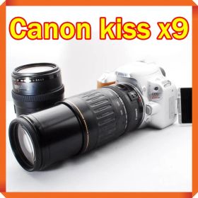 Canon EOS kiss x9 一眼レフカメラ スマホ転送 ダブルレンズ 143ｋ4460