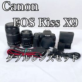 Canon EOS Kiss X9 ダブルズームセット 自撮り・Wi-Fi転送