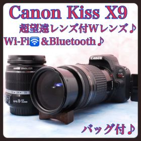 Canon kiss X9◎Wレンズ◎スマホ転送◎一眼レフカメラ◎高性能