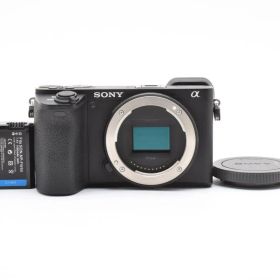 ショット数46766回 SONY α6500 ILCE-6500 ボディ 充電ケーブル付き ARYM5780#665