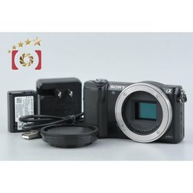 【中古】SONY ソニー α5000 ILCE-5000 ブラック ミラーレス一眼カメラ 多言語対応