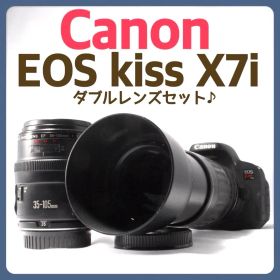 カメラデビュー ✨Canon Kiss X7i ダブルレンズ✨一眼レフ✨ 入学式