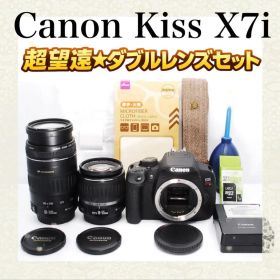 Canon kiss x7i ✨超望遠レンズ✨ダブルズームキット✨スマホ転送✨