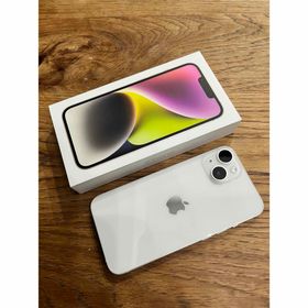 アップル(Apple)の【美品】iphone14 スターライト 128GB Apple SIMフリー (スマートフォン本体)