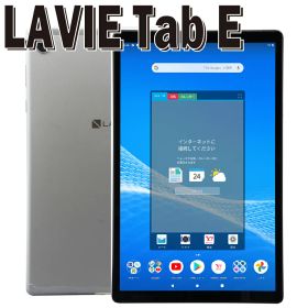 中古タブレット | NEC | LAVIE Tab E 10FHD2 TE510/KAS | Wi-Fiモデル | ストレージ:32GB | 10.3型ワイド液晶ディスプレイ | OS：Android10 | カラー：シルバー | メーカー箱・付属品無し【30日保証】