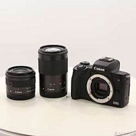 〔中古品〕 EOS Kiss M ダブルズームキット ブラック〔中古品〕 EOS Kiss M ダブルズームキット ブラック