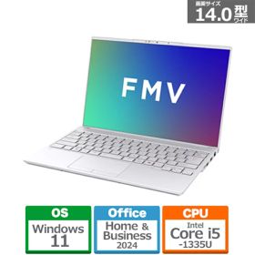 富士通 14型ノートパソコン FMV Note U FMVU550K3W シルバーホワイト