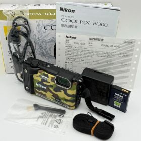 【美品】Nikon COOLPIX W300 カムフラージュ ニコン クールピクス デジタルカメラ 防水 耐寒 防塵