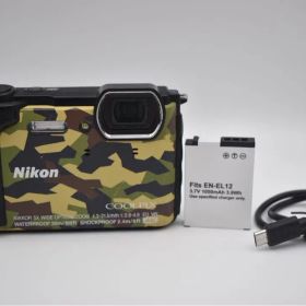 ニコン Nikon coolpix W300 コンデジ カモフラ 迷彩