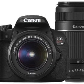 【中古】Canon デジタル一眼レフカメラ EOS Kiss X6i ダブルズームキット EF-S18-55mm/EF-S55-250mm付属 KISSX6i-WKIT カメラ 中古 人気 おすすめ 高画質