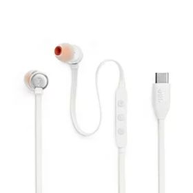 JBL(ジェービーエル) イヤホン カナル型 USB Type-C ホワイト JBLT310CWHT ［USB］ JBLT310CWHT