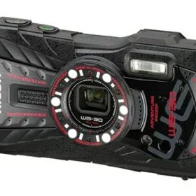 【中古】 RICOH 防水デジタルカメラ RICOH WG-30 エボニーブラック 防水12m耐ショック1.5m耐寒-10度 RICOH WG-30 BK 04591