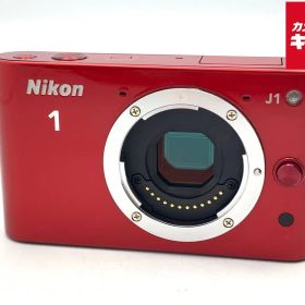 【中古】 【良品】 ニコン Nikon 1 J1 ボディ レッド