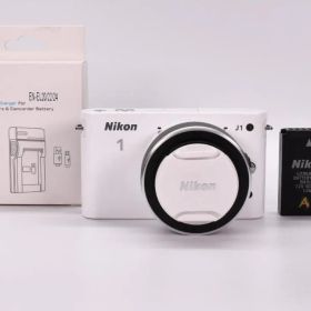 【動作確認済み】Nikon 1 J1 ホワイト 10-30mmレンズセット