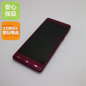 シャープ(SHARP)のシンプルスマホ5 ワインレッド M777 SIMロック解除済み(スマートフォン本体)