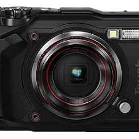 【中古】【1ヶ月保証】オリンパス OLYMPUS Tough TG-6 ブラック 1200万画素CMOS F2.0 15m 防水 100kgf耐荷重 GPS 内蔵Wi-Fi TG-6BLK SDカード付き