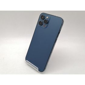 【中古】Apple docomo 【SIMロック解除済み】 iPhone 12 Pro Max 128GB パシフィックブルー MGCX3J/A【仙台イービーンズ】保証期間１ヶ月【ランクB】