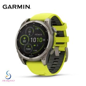 ガーミン GARMIN fenix 8 Sapphire Dual Power 47mm Amp Yellowフェニックス 8 010-02906-51 フラッグシップ GPSウォッチ 腕時計 通知機能 LEDフラッシュライト 音楽保存 ランニング