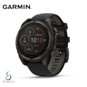 ガーミン GARMIN fenix 8 Sapphire Dual Power 47mm Carbon Gray フェニックス 8 010-02906-50 フラッグシップ GPSウォッチ 腕時計 通知機能 LEDフラッシュライト 音楽保存 ランニング