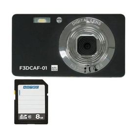 コンパクトデジタルカメラ F3DCAF-01 ＋ SDHCメモリカード 8GB 1セット デジタルカメラ デジカメ カメラ 写真 PC パソコン