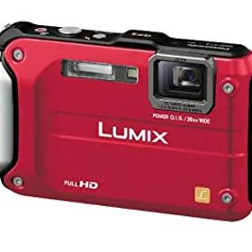 【中古】パナソニック デジタルカメラ LUMIX FT3 スパーキーレッド DMC-FT3-R