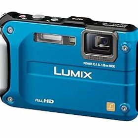 【中古】パナソニック デジタルカメラ LUMIX FT3 スプラッシュブルー DMC-FT3-A