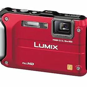 【中古】パナソニック デジタルカメラ LUMIX FT3 スパーキーレッド DMC-FT3-R